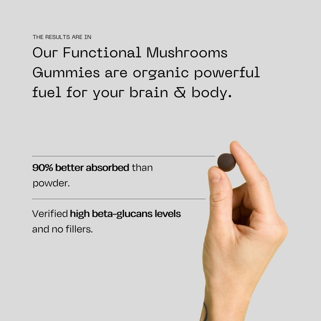 Functional Mushroom Gummies (60-count) - Nummies