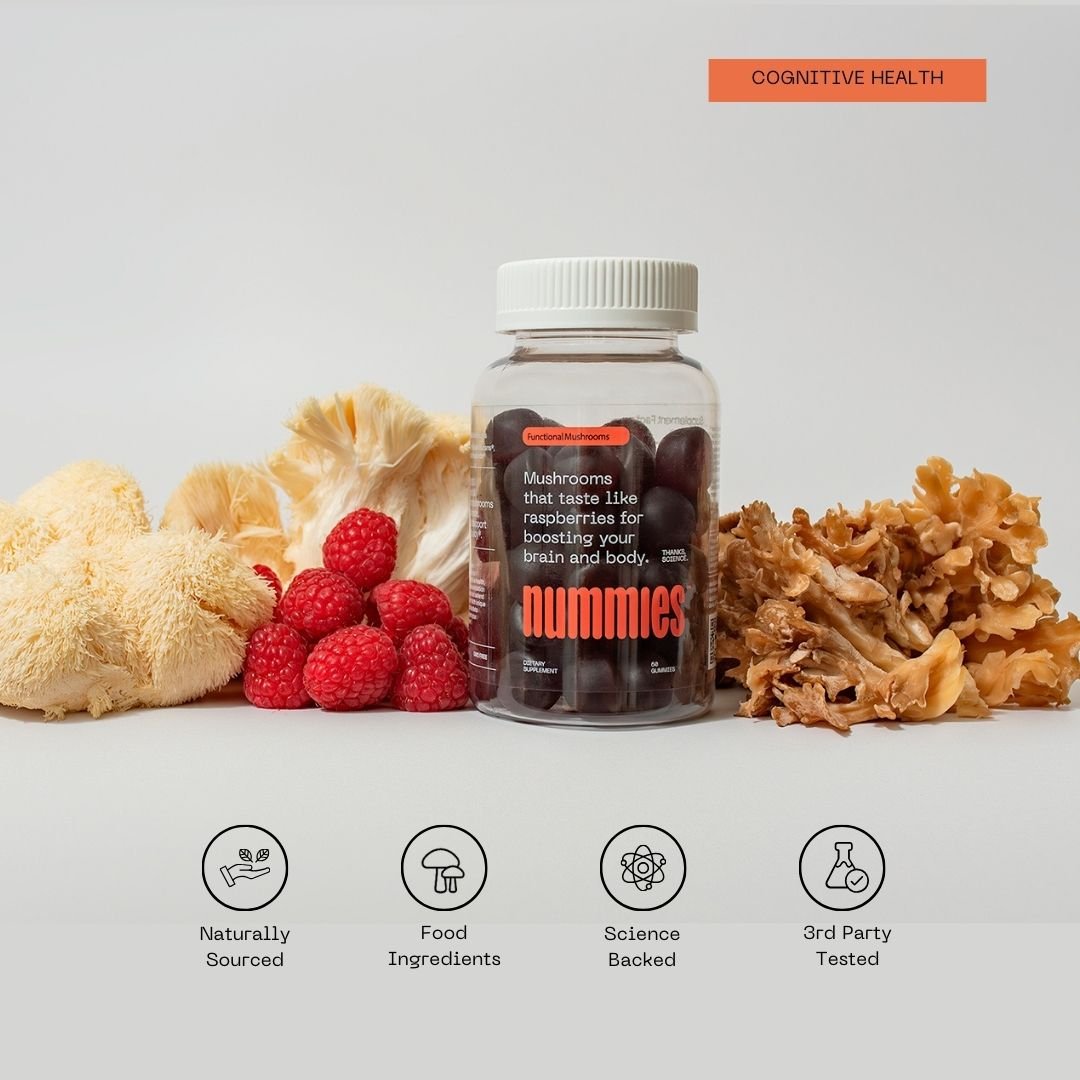 Functional Mushroom Gummies (60-count) - Nummies